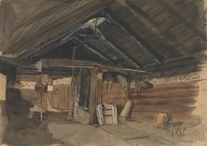 Up in the attic